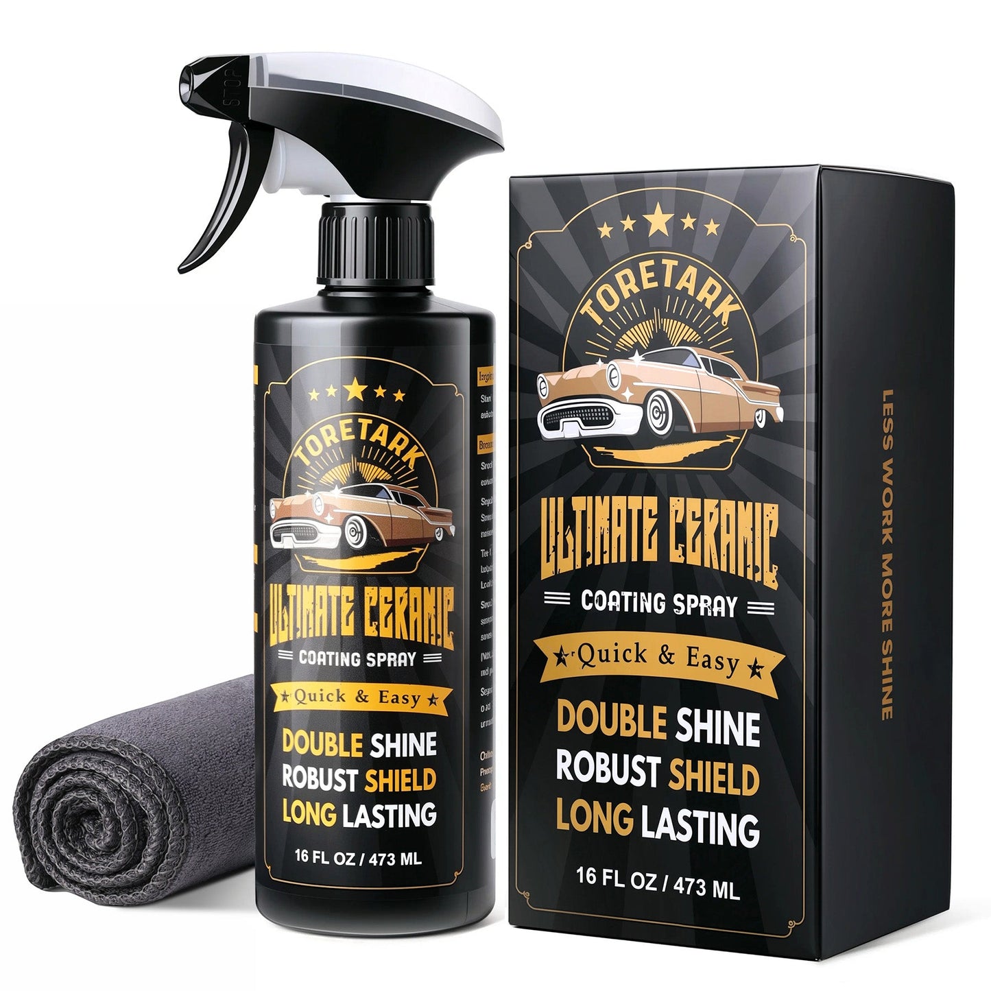 Toretark® Ultimate 473 ml Keramik-Versiegelungsspray für Fahrzeuge