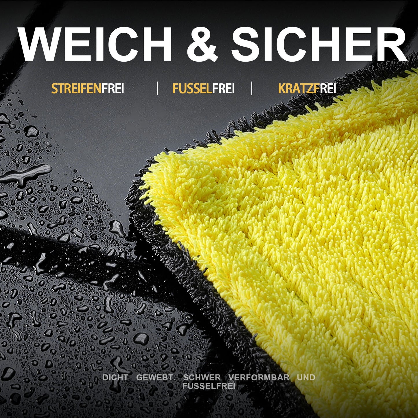 Toretark® Doppelseitiges Mikrofaser-Saugtuch