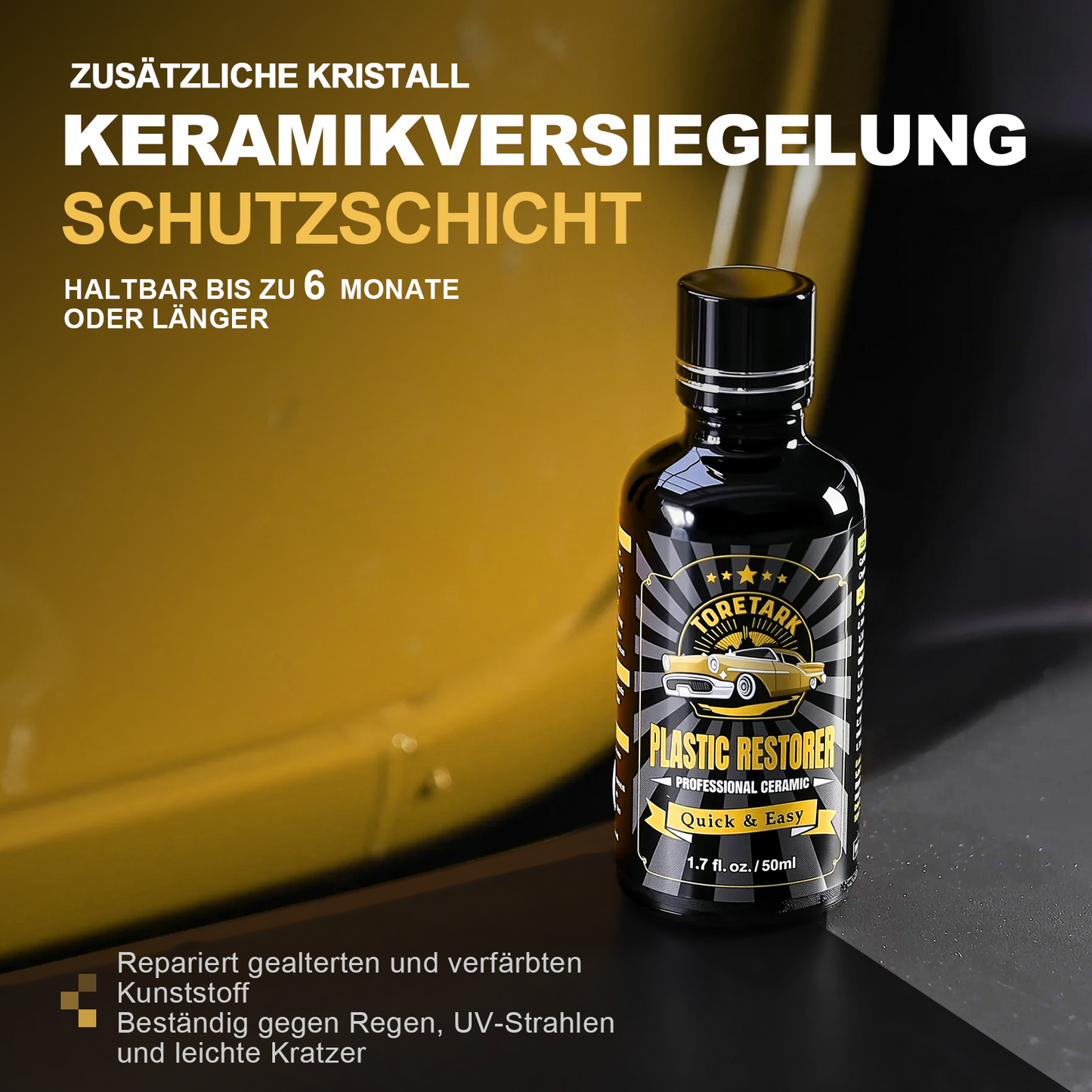Toretark® Ultimativer Kunststoffauffrischer für Autos
