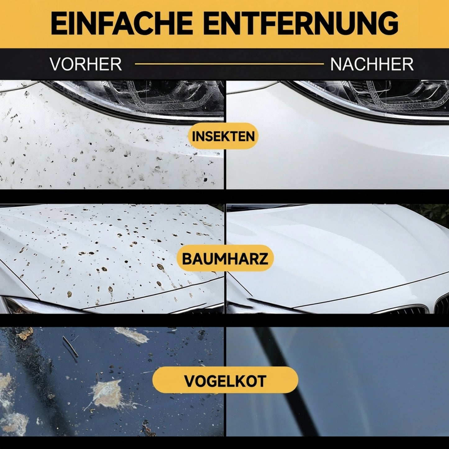 Hochleistungs-Insektenentferner-Spray fürs Auto