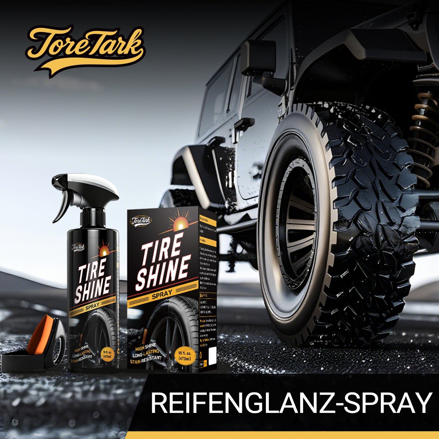 Sofort schmutzabweisendes & langlebiges Reifenglanz-Spray